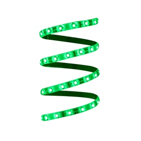 1m LED pásek - zelený IP20 60 diod SMD3528 4,8W/0,4A/12V/1m vhodný do profilů