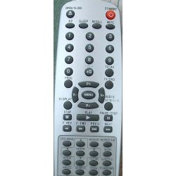 Digilogic  Combi 14" TV+DVD model DDVDC1E náhradní dálkový ovladač jiného vzhledu. Se zabudovaným DVD přehrávačem značky Digilogoc